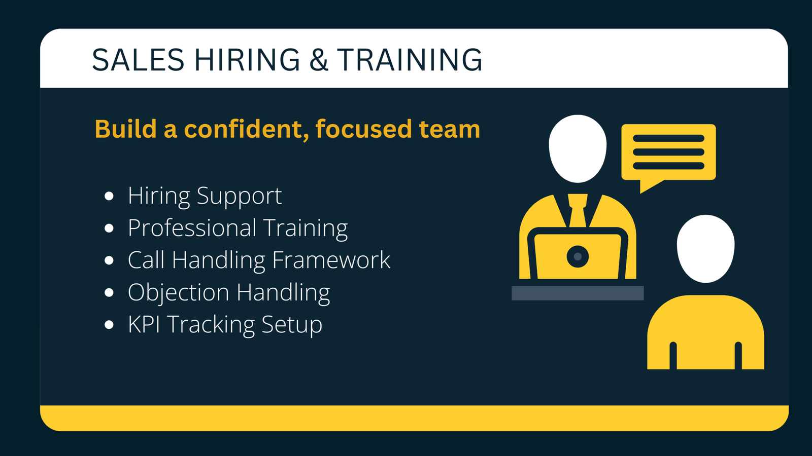 Sales Hiring & Training